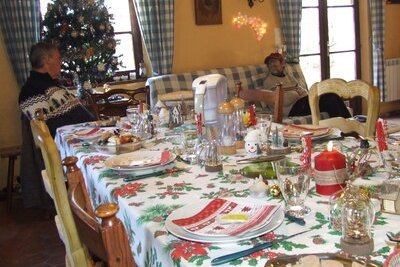 une belle table pour Noël